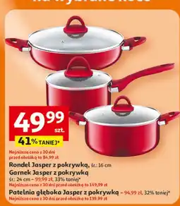 Auchan Patelnia głęboka z pokrywą 28 cm jasper Ambition oferta