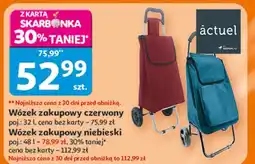 Auchan Wózek zakupowy z kieszenią 48 l Actuel oferta