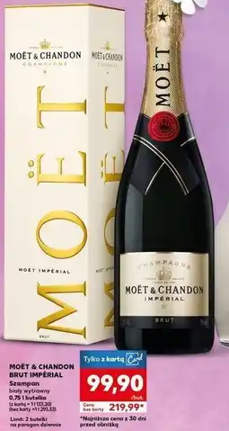 Kaufland MOËT & CHANDON BRUT IMPÉRIAL Szampan biały wytrawny oferta