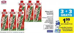 Carrefour Mleko UHT Wypasione Mlekovita oferta