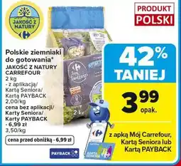 Carrefour Polskie ziemniaki do gotowania Jakość z Natury Carrefour oferta