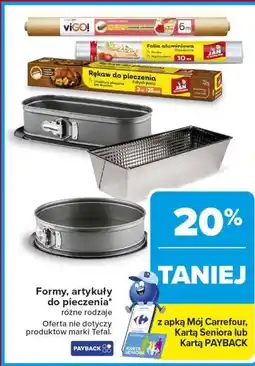 Carrefour Formy, artykuły do pieczenia, różne rodzaje oferta