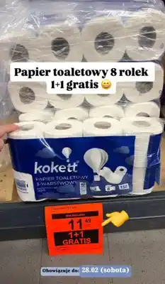 ALDI Papier toaletowy 3-warstwowy, 8 rolek oferta
