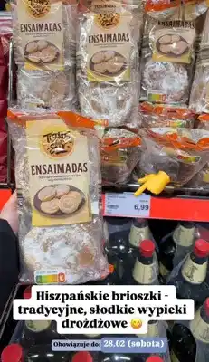 ALDI Ciastka ensaimadas oferta