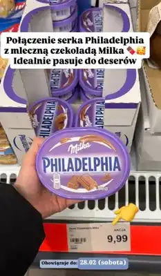 ALDI Serek z mleczną czekoladą Milka oferta