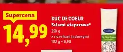 Lidl Salami wieprzowe z orzechami laskowymi oferta