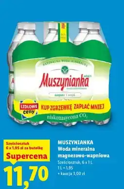 Lidl Woda mineralna magnezowo-wapniowa 6-pak oferta
