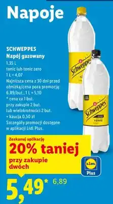 Lidl Napój gazowany tonic oferta