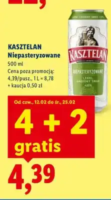 Lidl Piwo niepasteryzowane oferta