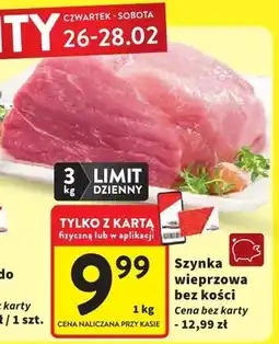 Intermarche Szynka wieprzowa bez kości oferta