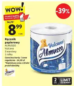 Intermarche Ręcznik papierowy Vulcano 3 warstwy 1 rolka oferta