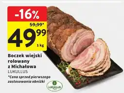 Intermarche Boczek wiejski rolowany z Michałowa oferta