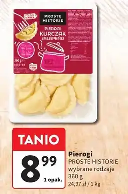 Intermarche Pierogi wybrane rodzaje oferta