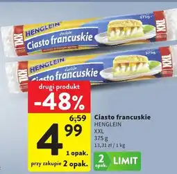 Intermarche Ciasto francuskie lekkie oferta