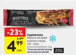 Intermarche Zapiekanka wybrane rodzaje oferta
