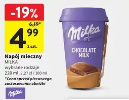 Intermarche Napój mleczny wybrane rodzaje oferta