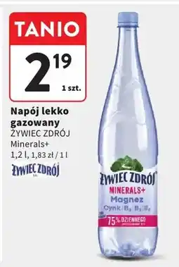 Intermarche Napój lekko gazowany Minerals+ oferta