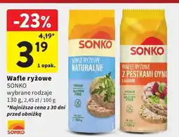 Intermarche Wafle ryżowe oferta