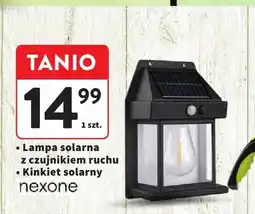 Intermarche Lampa solarna z czujnikiem ruchu Kinkiet solarny oferta