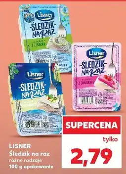 Kaufland Śledzik na raz różne rodzaje oferta