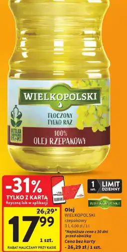 Intermarche Wielkopolski Olej rzepakowy oferta
