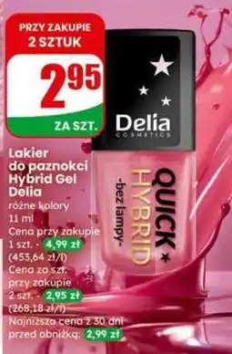 Dino Lakier do paznokci Hybrid Gel Delia oferta