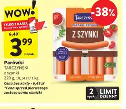 Intermarche Tarczyński Parówki z szynki oferta