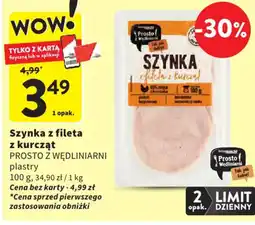 Intermarche Szynka z fileta z kurcząt oferta