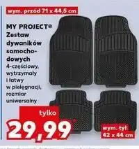 Kaufland MY PROJECT Zestaw dywaników samochodowych oferta