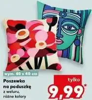 Kaufland Poszewka na poduszkę z weluru oferta