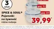 Kaufland Spice & Soul Pojemniki na żywność oferta