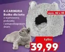 Kaufland K-CARINURA Budka dla kota z wyjmowaną poduszką i antypoślizgowym dnem oferta