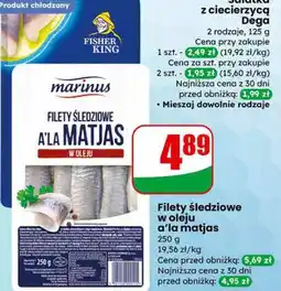 Dino Filety śledziowe w oleju a'la matjas Fisher King oferta