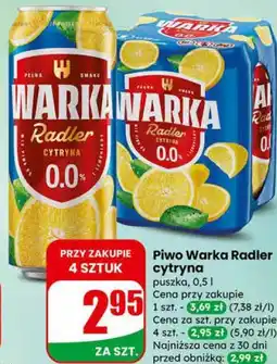 Dino Piwo Warka Radler cytryna puszka oferta