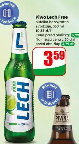 Dino Piwo Lech Free butelka bezzwrotna 2 rodzaje oferta