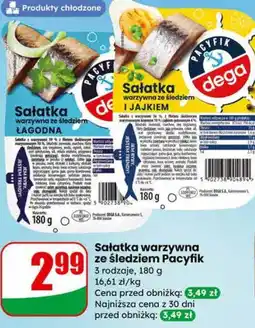 Dino Sałatka warzywna ze śledziem Pacyfik (3 rodzaje) oferta