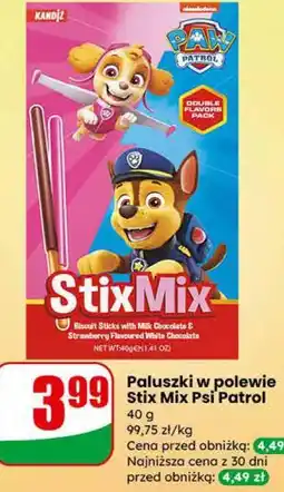 Dino Paluszki w polewie Stix Mix Psi Patrol oferta