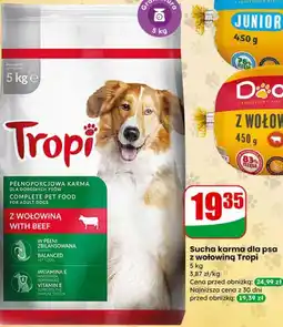 Dino Sucha karma dla psa z wołowiną Tropi oferta