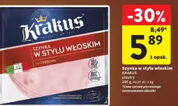 Intermarche Krakus Szynka w stylu włoskim oferta