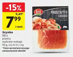 Intermarche Bell Szynka Prosciutto Crudo oferta