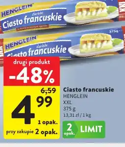 Intermarche Henglein Ciasto francuskie oferta