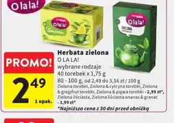 Intermarche Olala! Herbata zielona oferta