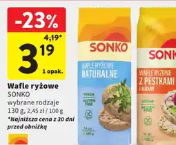 Intermarche Sonko Wafle ryżowe oferta