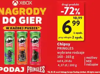 Intermarche Chipsy Pringles oferta