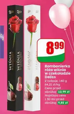 Dino Bombonierka róża wiśnia w czekoladzie oferta