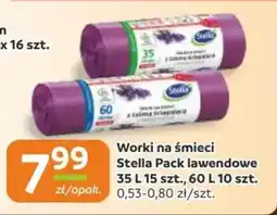 Gama Worki na śmieci stella pack lawendowe 35/60 l oferta