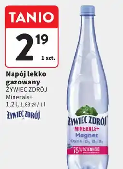 Intermarche Napój lekko gazowany Zywiec Zdrój Minerals+ oferta