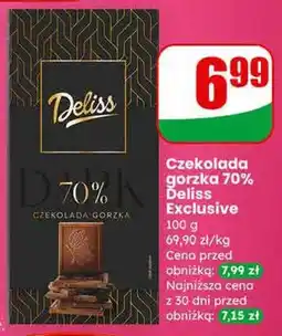Dino Czekolada gorzka 70% Deliss Exclusive oferta