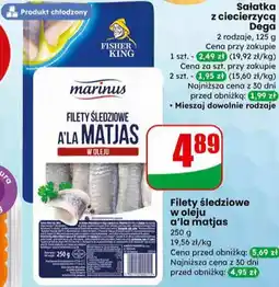 Dino Filety śledziowe a'la matjas w oleju oferta