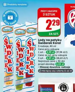 Dino Lody na patyku Świderek różne rodzaje oferta